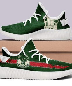 Milwaukee Bucks  NBA 350v Yeezy Sneakers For Men Women Fans