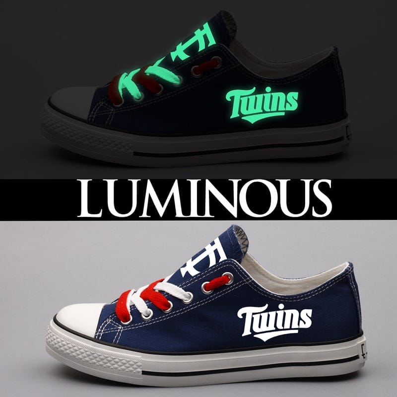 Minnesota Twins Limited Print Low Top Canvas Shoes Sport Sneakers For Men Women Fans