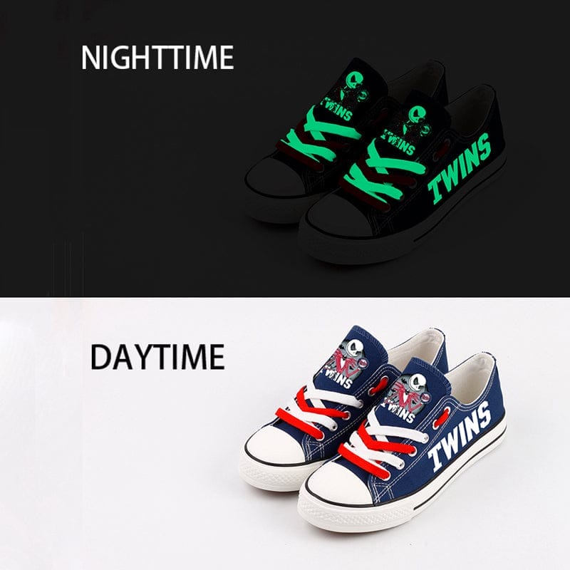 Minnesota Twins Limited Print Low Top Canvas Shoes Sport Sneakers For Men Women Fans - Image 3