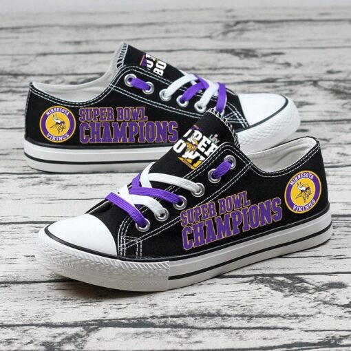 Minnesota Vikings Sport Sneakers Shoes For Men Women Fans