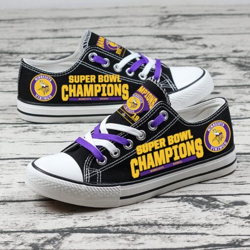 Minnesota Vikings Sport Sneakers Shoes For Men Women Fans - Image 2