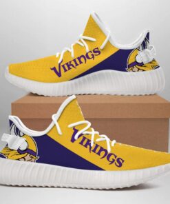 Minnesota Vikings NFL 350v Yeezy Sneakers For Men Women Fans