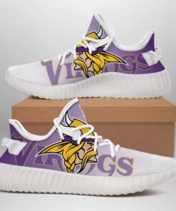 Alternative view of Minnesota Vikings NFL 350v Yeezy Sneakers For Men Women Fans