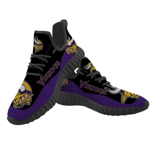 Minnesota Vikings Sneaker Shoes NFL For Men Women Fans - Image 4