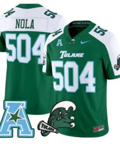 NOLA Jersey 504 Tulane Green Wave 2025 Vapor Limited Stitched Green Alter 25fce0bc fc6a 4189 a761 086dc5c339ff