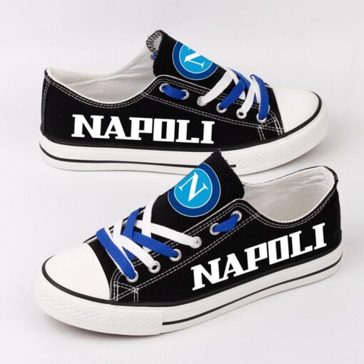 Napoli Low Top Canvas Sport Sneakers Shoes For Men Women Fans