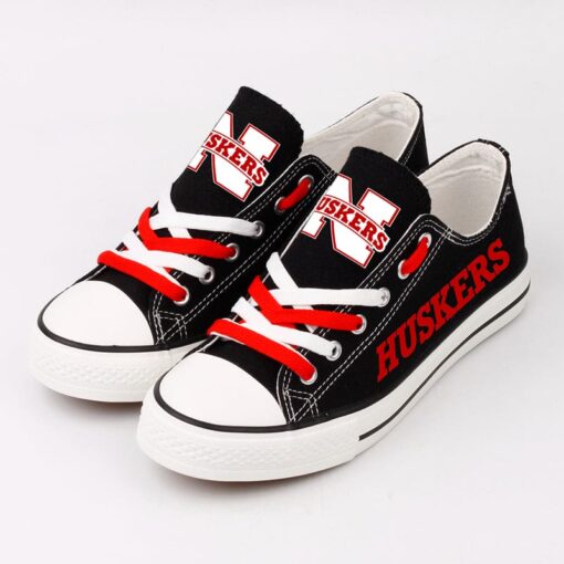 Nebraska Cornhuskers Sport Sneakers Shoes For Men Women Fans - Image 4