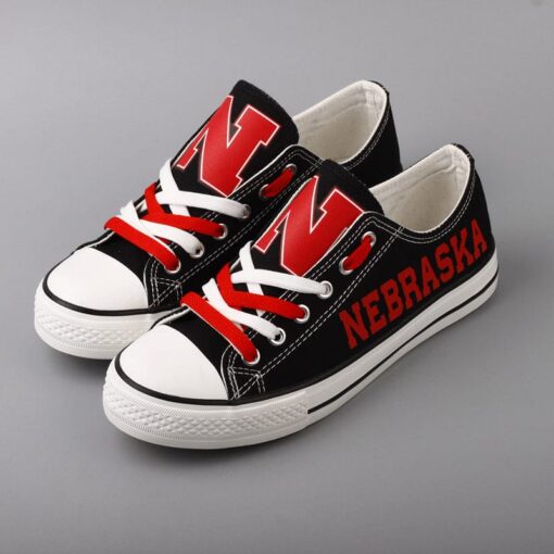 Nebraska Cornhuskers Sport Sneakers Shoes For Men Women Fans - Image 3