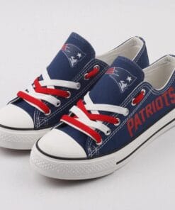 New England Patriots Limited Print NFL Students Low Top Canvas Shoes Sport Sneakers 2 a3b1604c dd3d 463c 9534 fef42afa74e1