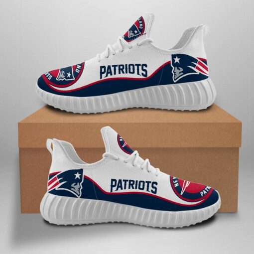 New England Patriots Sneaker Shoes NFL For Men Women Fans