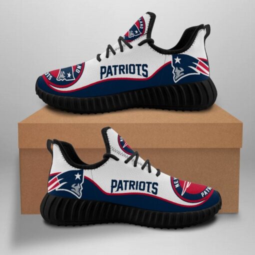 New England Patriots Sneaker Shoes NFL For Men Women Fans - Image 2