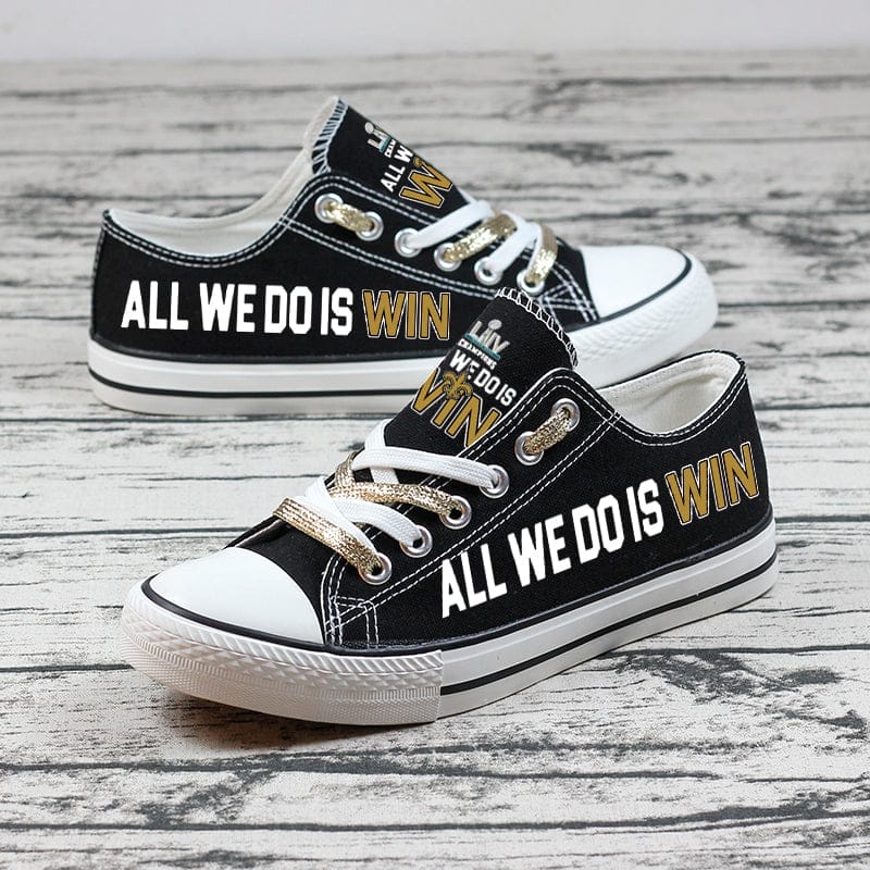 New Orleans Saints Low Top Canvas Sport Sneakers Shoes For Men Women Fans - Image 6