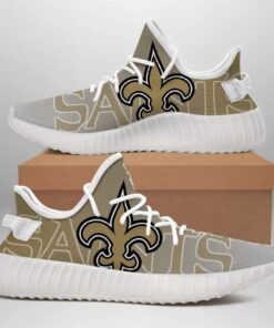 Alternative view of New Orleans Saints NFL 350v Yeezy Sneakers For Men Women Fans