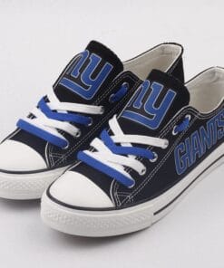 New York Giants Limited Print NFL Students Low Top Canvas Shoes Sport Sneakers 3 04a3409a 7908 437c 9844 16ccf718795b