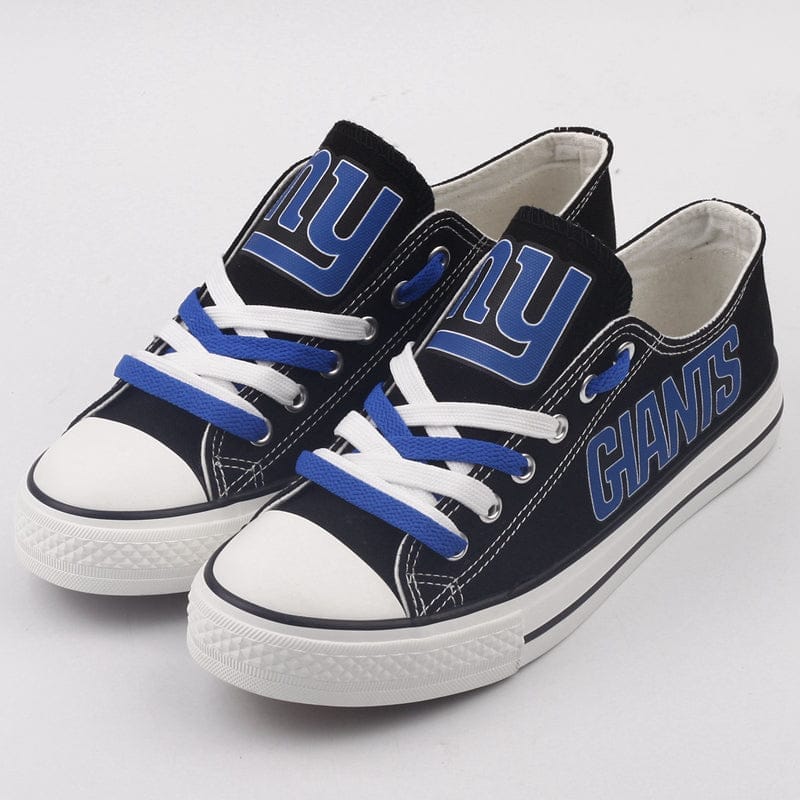New York Giants Low Top Canvas Sport Sneakers Shoes For Men Women Fans - Image 2