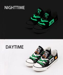 New York Jets Limited Print NFL Students Low Top Canvas Shoes Sport Sneakers 1b3bc0de e010 467d b71b ae6ed7246539