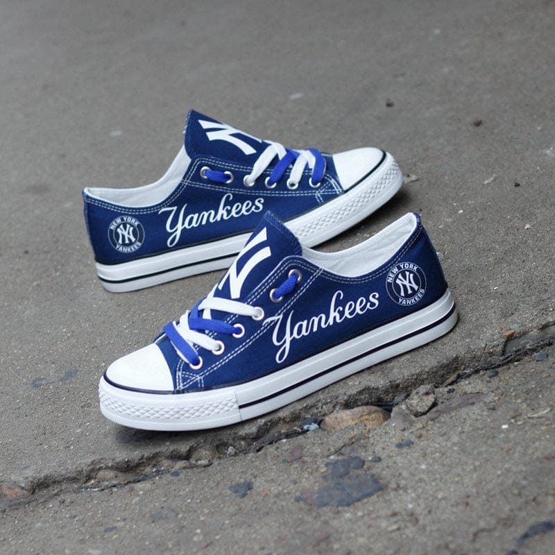 New York Mets Limited Print Low Top Canvas Shoes Sport Sneakers For Men Women Fans - Image 6