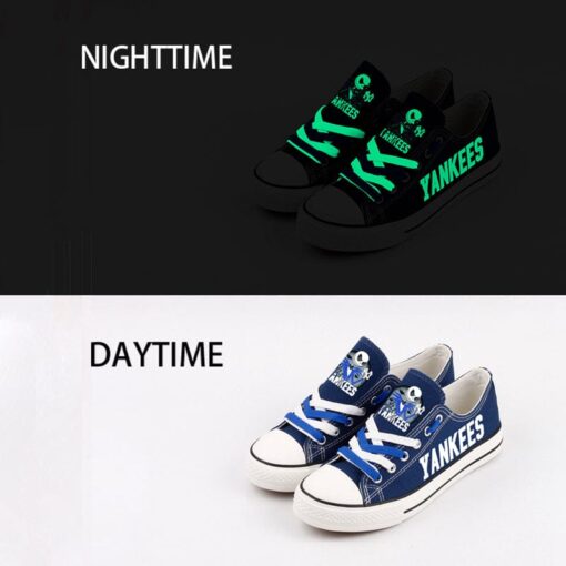 New York Mets Limited Print Low Top Canvas Shoes Sport Sneakers For Men Women Fans - Image 4