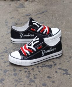 New York Yankees Limited Print MLB Students Low Top Canvas Shoes Sport Sneakers 3 47ad189a bbf0 4bbc a34d a14bdf2b0bda