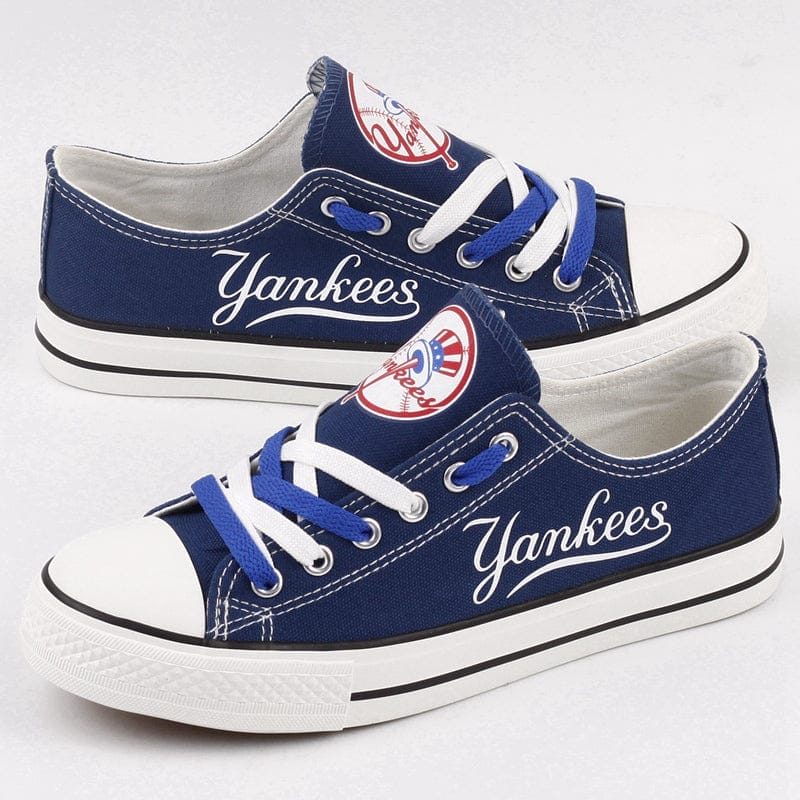 New York Mets Limited Print Low Top Canvas Shoes Sport Sneakers For Men Women Fans - Image 8