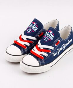 New York Yankees Limited Print MLB Students Low Top Canvas Shoes Sport Sneakers f9545d7f a083 4a06 82f2 d9b2112d2458