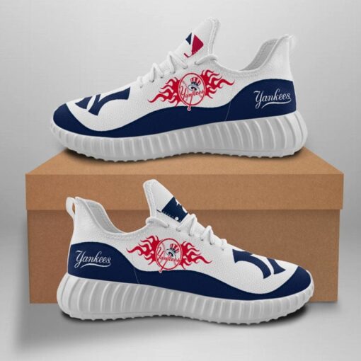 New York Yankees MLB Sneaker Shoes Hot Team For Men Women Fans