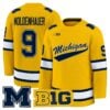 Nick Moldenhauer Jersey 9 Michigan Wolverines 2025 26 Premium Stitched Maize