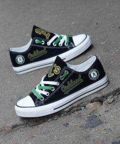 Oakland Athletics Limited Print MLB Students Low Top Canvas Shoes Sport Sneakers 3 6180b107 7cce 410d 9fcb 8fcffc0d57dd