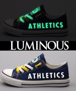 Oakland Athletics Limited Print MLB Students Low Top Canvas Shoes Sport Sneakers 4 e676298f 7d76 4191 a6a6 38ebc602f795