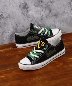 Oakland Athletics Limited Print MLB Students Low Top Canvas Shoes Sport Sneakers 8efb5fa5 02d7 4fda 89dc d1a0076f4fd0