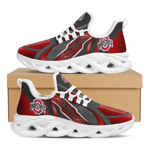 Ohio State Buckeyes NCAA Sneakers Shoes Elevate Your Every Step - Image 3