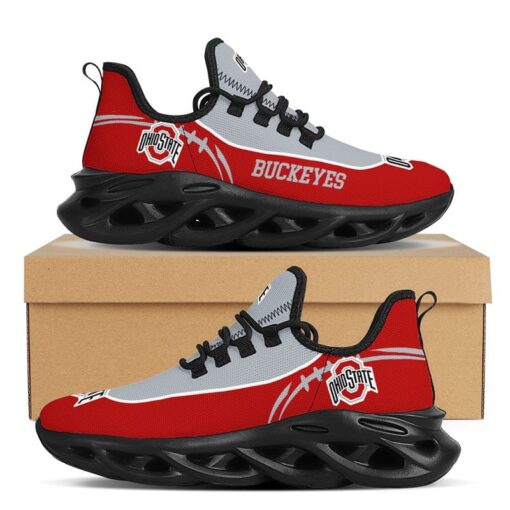 Ohio State Buckeyes NCAA Sneakers Shoes Elevate Your Every Step - Image 4