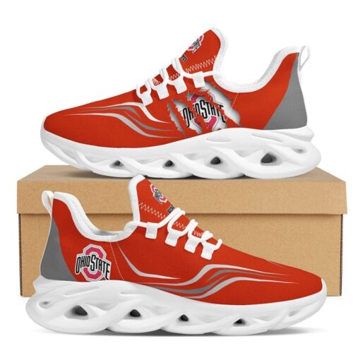 Ohio State Buckeyes NCAA Sneakers Shoes Elevate Your Every Step - Image 5