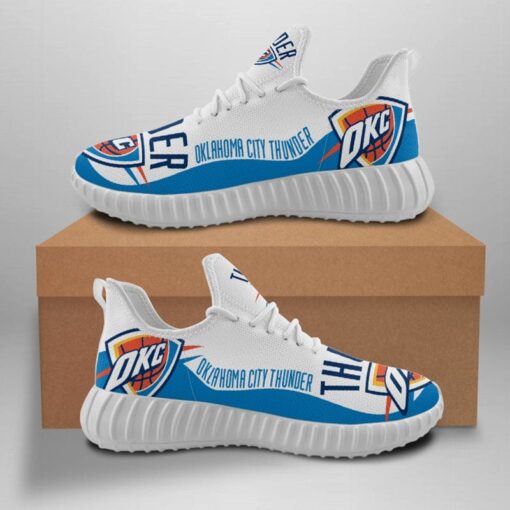 Oklahoma City Thunder NBA V1 Sneaker Shoes Hot Team For Men Women Fans - Image 4