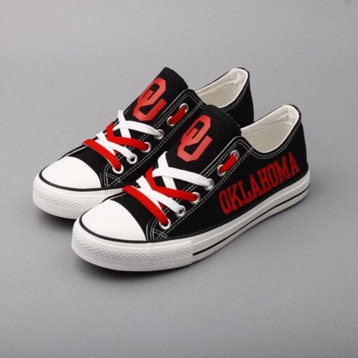 Oklahoma Sooners Sport Sneakers Shoes For Men Women Fans - Image 4