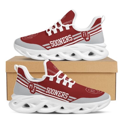 Oklahoma Sooners NCAA Sneakers Shoes Elevate Your Every Step - Image 3