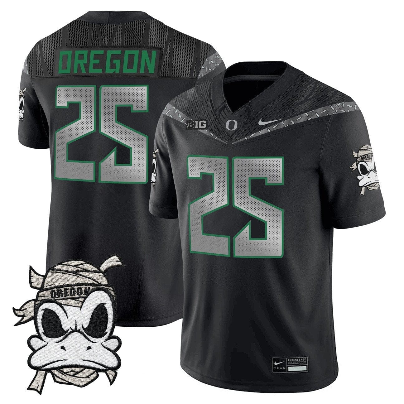 Oregon Jersey #25 Oregon Ducks 2025 Mummy Duck Vapor Limited Stitched