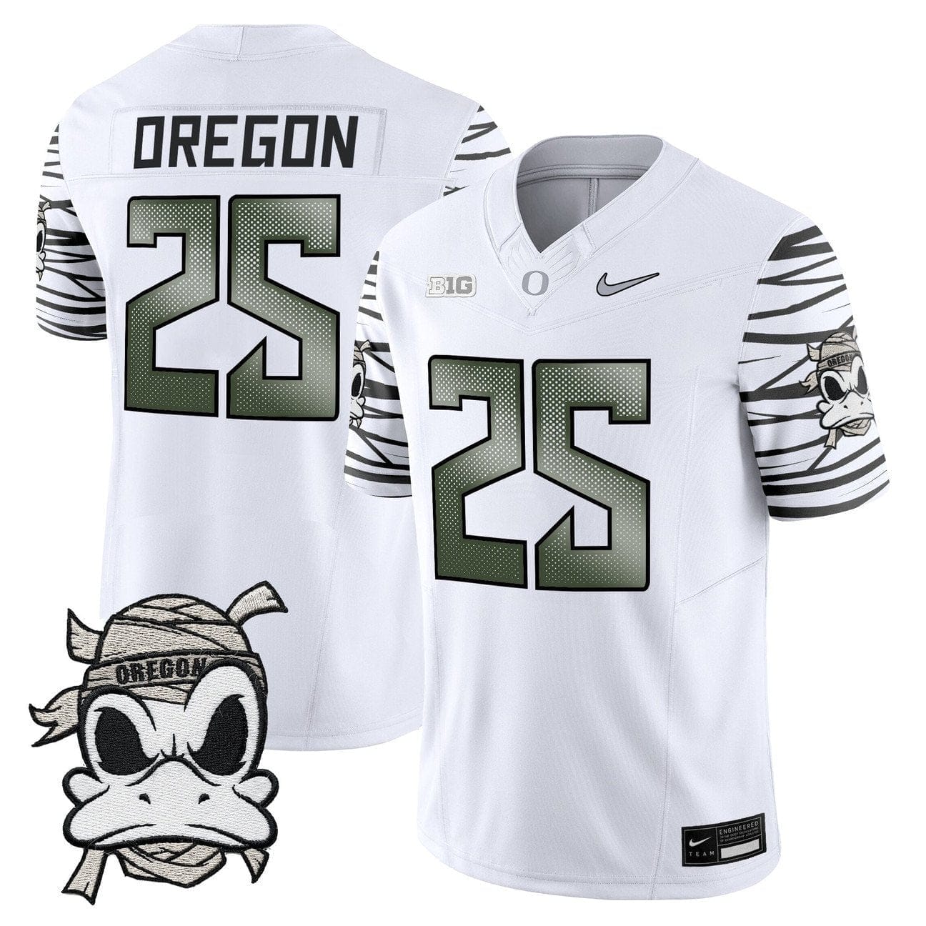 Oregon Jersey #25 Oregon Ducks 2025 Mummy Duck Vapor Limited Stitched - Image 5