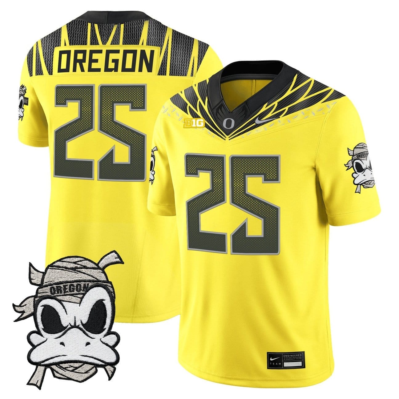 Oregon Jersey #25 Oregon Ducks 2025 Mummy Duck Vapor Limited Stitched - Image 4