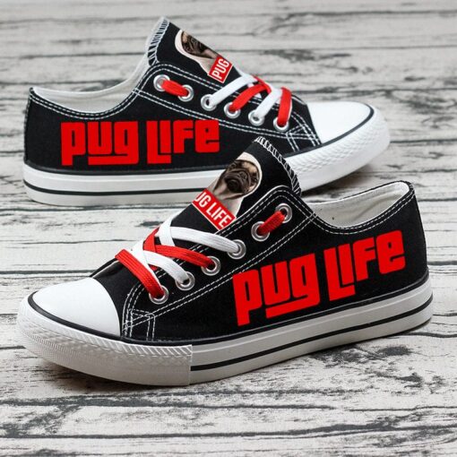 PUG Canvas Sneakers Shoes For Men Women Fans - Image 2