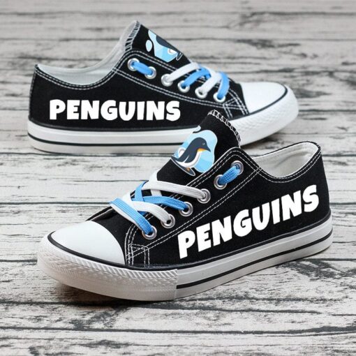Penguins Canvas Sneakers Shoes For Men Women Fans