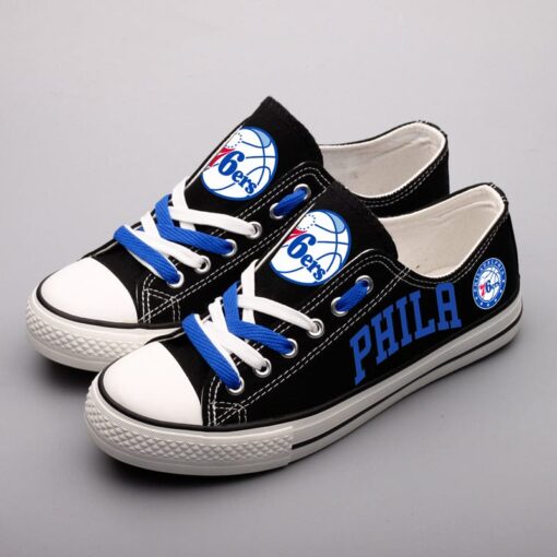 Philadelphia 76ers Atlanta Hawks Sport Sneakers Shoes For Men Women Fans - Image 5