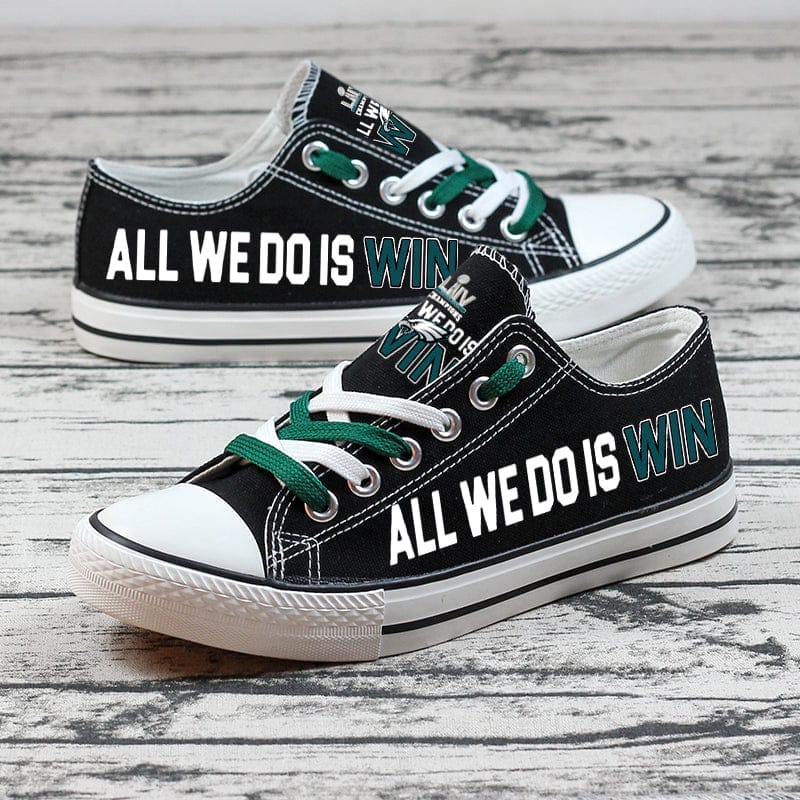 Philadelphia Eagles Low Top Canvas Sport Sneakers Shoes For Men Women Fans - Image 7