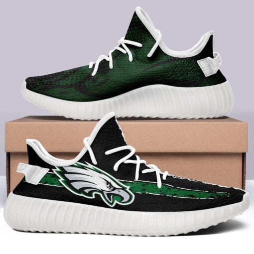 Philadelphia Eagles NFL 350v Yeezy Sneakers For Men Women Fans - Image 4