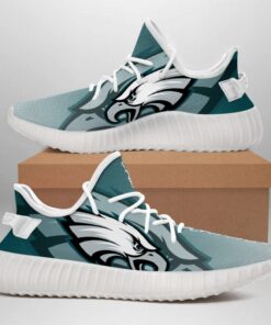 Alternative view of Philadelphia Eagles NFL 350v Yeezy Sneakers For Men Women Fans