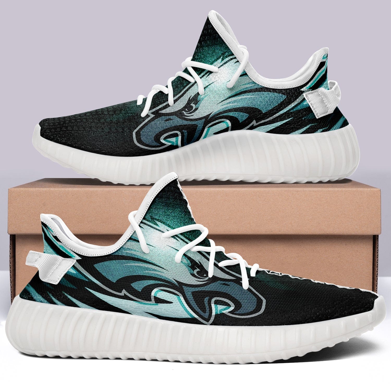 Philadelphia Eagles NFL 350v Yeezy Sneakers For Men Women Fans - Image 3