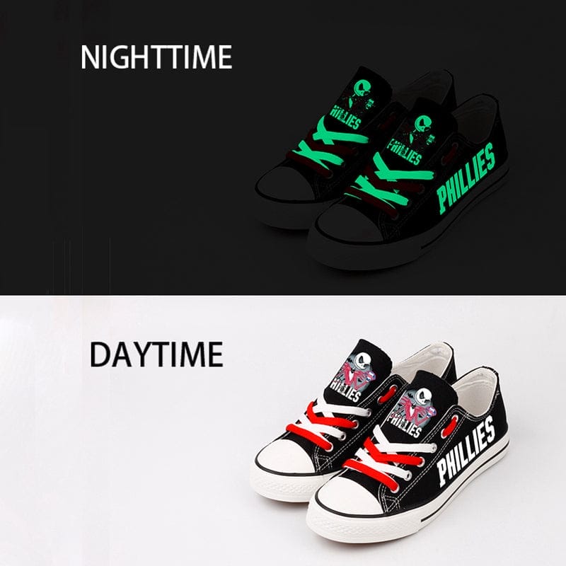 Philadelphia Phillies Limited Print Low Top Canvas Shoes Sport Sneakers For Men Women Fans - Image 4