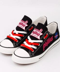 Philadelphia Phillies Limited Print MLB Students Low Top Canvas Shoes Sport Sneakers 531bf08a 1f93 4887 bb6c 402ed8001cdf