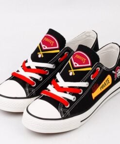 Pittsburgh Pirates Limited Print MLB Students Low Top Canvas Shoes Sport Sneakers fe8c9be4 341a 4bc0 9c5b 26b8bce3762b
