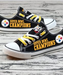 Alternative view of Pittsburgh Steelers Sport Sneakers Shoes For Men Women Fans